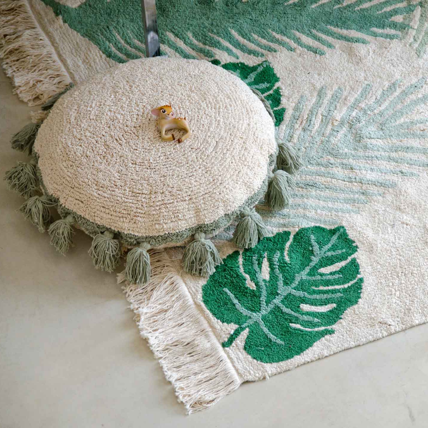 CUSHION CIRCLE GREEN